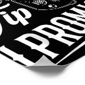 Alleen de tip Tattoo artiest Funny Tattooist Gift Poster (Hoek)