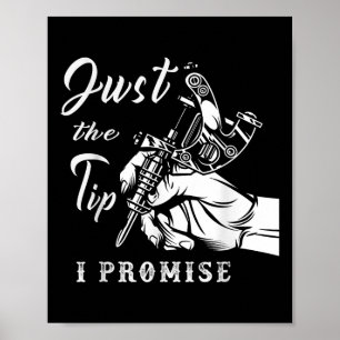 Alleen de tip Tattoo artiest Tattooed Inke Poster
