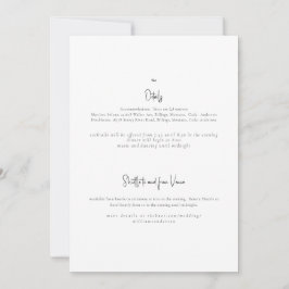 Alleen de uitnodiging voor het tweedaagse huwelijk