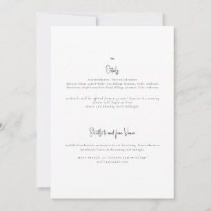 Alleen de uitnodiging voor het tweedaagse huwelijk