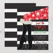 Alleen de uitnodigingen voor de kerstcocktail voor (Voorkant / Achterkant)