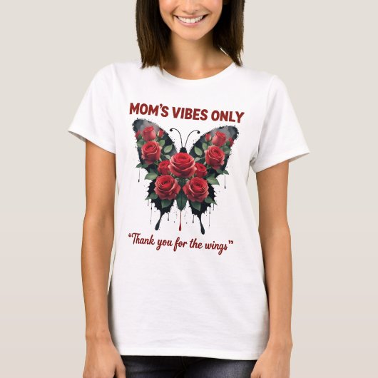 "Alleen de vibes van mama" T-shirt (Voorkant)