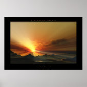 alleen de zon poster (Voorkant)