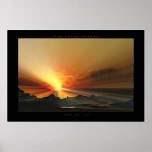 alleen de zon poster