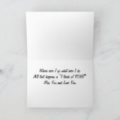 ALLEEN DENK AAN U - MILITAIR KAART (Binnen)