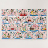 Alleen desserts! Frans Café Jigsaw Puzzel (Horizontaal)