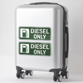 Alleen diesel sticker (Koffer)