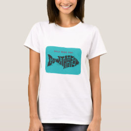 Alleen dode vissen gaan met de stroom mee t-shirt
