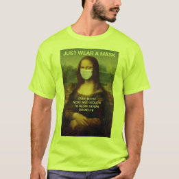 Alleen DRAAG een MASK Mona Lisa High Visibility T-shirt