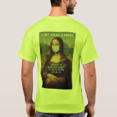 Alleen DRAAG een MASK Mona Lisa High Visibility T-shirt (Achterkant)