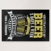 Alleen Drink bier 3 dagen per week Legpuzzel (Horizontaal)