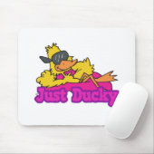 Alleen Duckie Duck op Raft Muismat (Met muis)