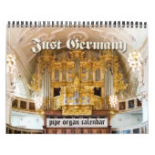 Alleen Duitsland - pijplorgaankalender Kalender (Hoes)