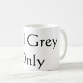 alleen Earl Gray Koffiemok (Voorkant rechts)