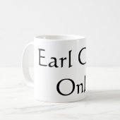 alleen Earl Gray Koffiemok (Voorkant links)