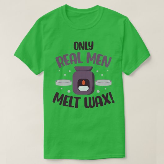 Alleen echte Mannen smeltwaren T-shirt (Design voorkant)
