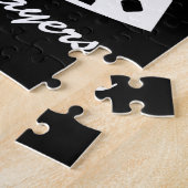 Alleen echte meisjes worden Softball Player T Shir Legpuzzel (Zijkant)