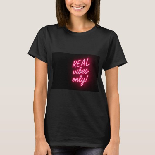 Alleen Echte Vibes! T-shirt (Voorkant)