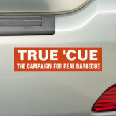 Alleen echte woorden bumpersticker (Op auto)