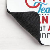 Alleen een afgestudeerde leraar kan kletspraatjes muismat (Hoek)