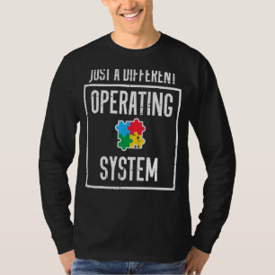 Alleen een ander besturingssysteem — Puzzle Autism T-shirt