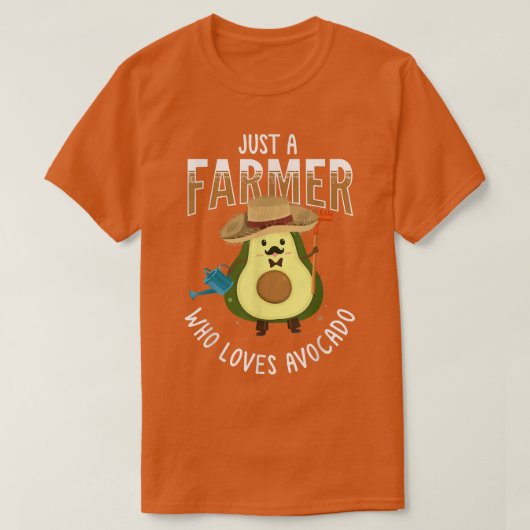 Alleen een boer die van Avocado houdt, Guacamole F T-shirt (Design voorkant)