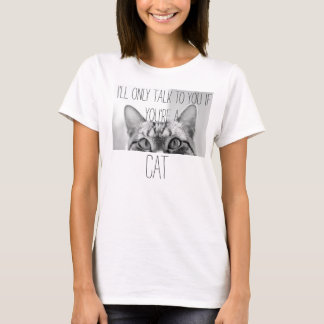 ALLEEN EEN CAT-t-shirt T-shirt