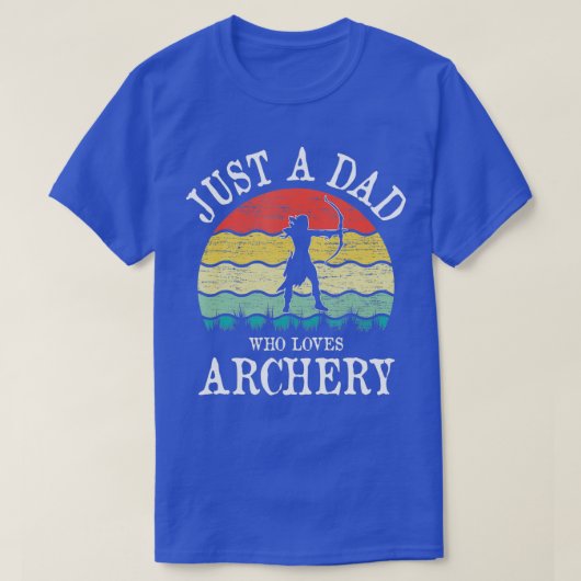 Alleen een DAD die van Archery houdt T-shirt (Design voorkant)