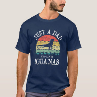 Alleen een DAD die van Iguanas houdt T-shirt