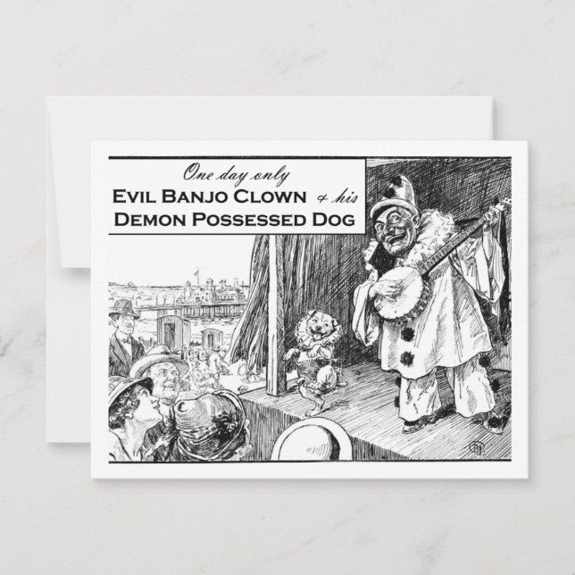 Alleen één dag: Evil Banjo Clown (Voorkant)