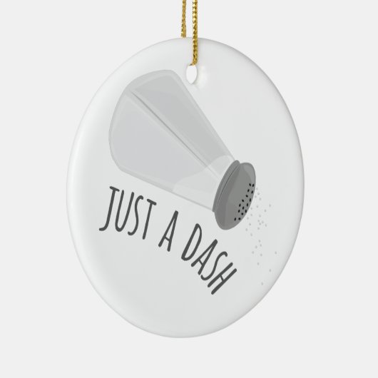 Alleen een dash keramisch ornament (Rechts)