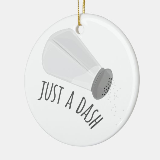 Alleen een dash keramisch ornament (Links)