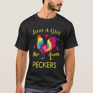Alleen een die van Peckers Chicken houdt T-shirt
