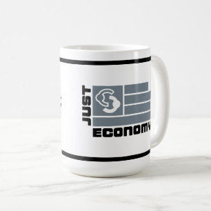 Alleen een economische koffie Mok grijs en zwart