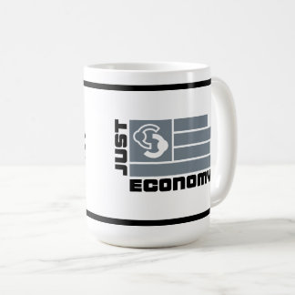 Alleen een economische koffie Mok grijs en zwart