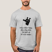 Alleen een fietser weet het t-shirt (Voorkant)