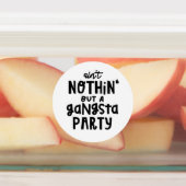 Alleen een Gangsta Party Old School Hip Rap Labels (Aangebracht)