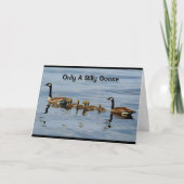 Alleen een Gekke gans zou je verjaardag vergeten! Kaart (Voorkant)