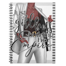 Alleen een Girl Boss bouwt haar Rijk Notitieboek