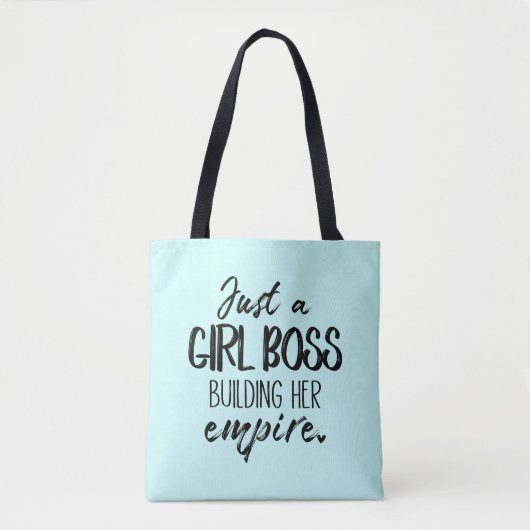 Alleen een Girl Boss bouwt haar Rijk Tas (Voorkant)