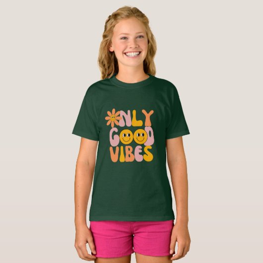 Alleen een goed Vibes T-shirt (Voorkant volledig)