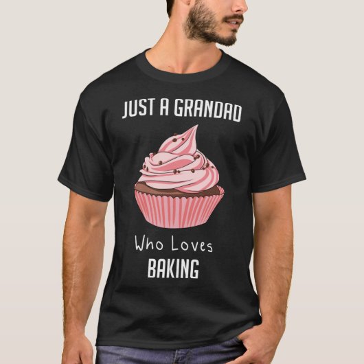Alleen een grootvader die van het baken houdt t-shirt (Voorkant)