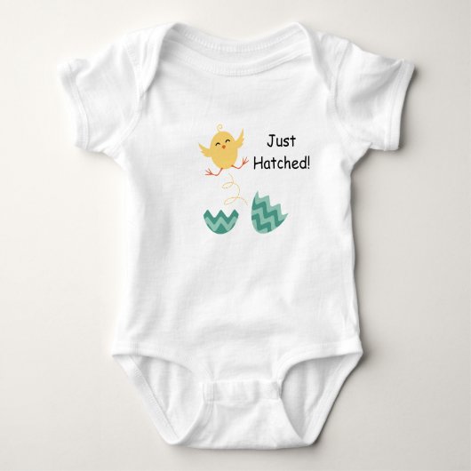 Alleen een haatje Baby Chick Outfit Romper (Voorkant)