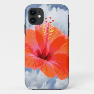 Alleen een Hibiscus Blossom + jouw tekst & ideeën Case-Mate iPhone Case
