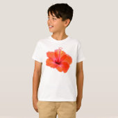 Alleen een Hibiscus Blossom + jouw tekst & ideeën T-shirt (Voorkant volledig)