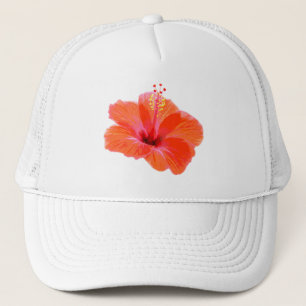 Alleen een Hibiscus Blossom + jouw tekst & ideeën Trucker Pet