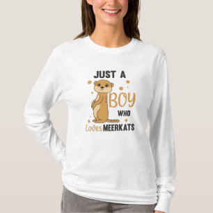 Alleen een jongen die van kratten houdt - Zoo Anim T-shirt