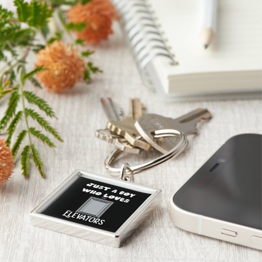 Alleen een jongen die van liften houdt geeft Kinde Sleutelhanger (Zijkant)