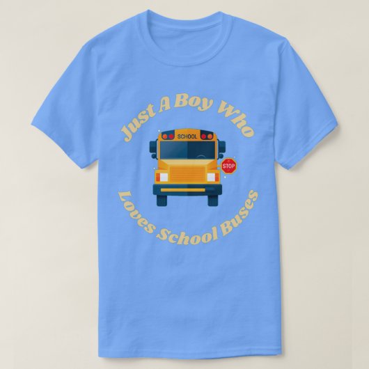 Alleen een jongen die van school houdt, gebruikt K T-shirt (Design voorkant)