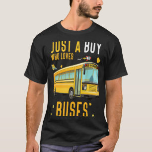 Alleen een jongen die van school houdt, geeft een t-shirt
